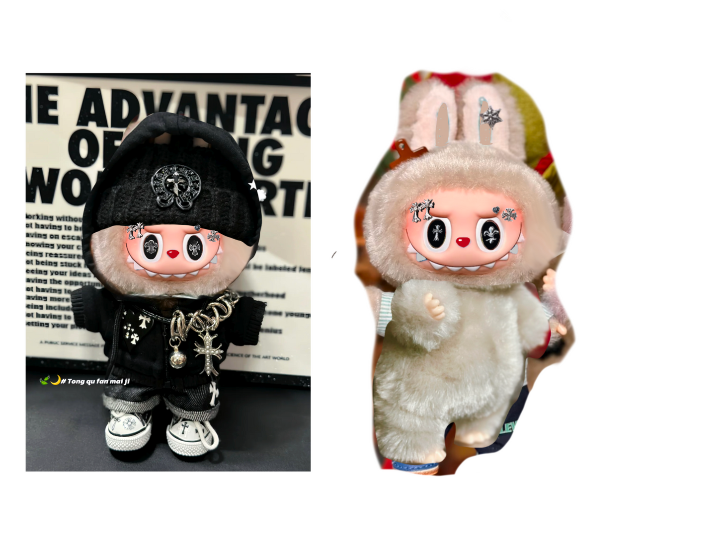 Custom Labubu x Chrome Heart for m :)))