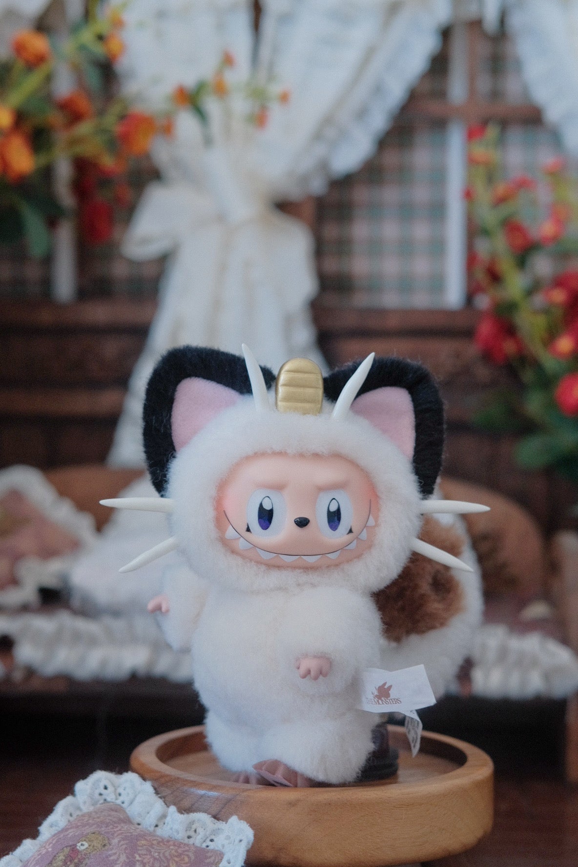 Custom Labubu x Pokémon Meowth - Zhanzhan&Jiangjiang