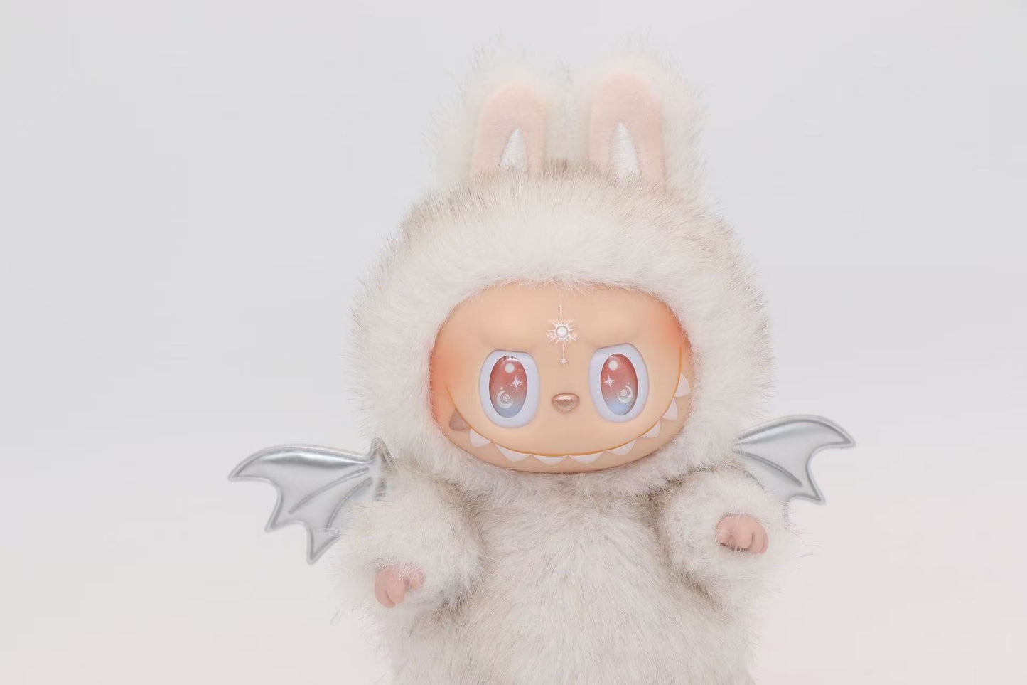 Custom Labubu Fluffy White-Jiangjiang