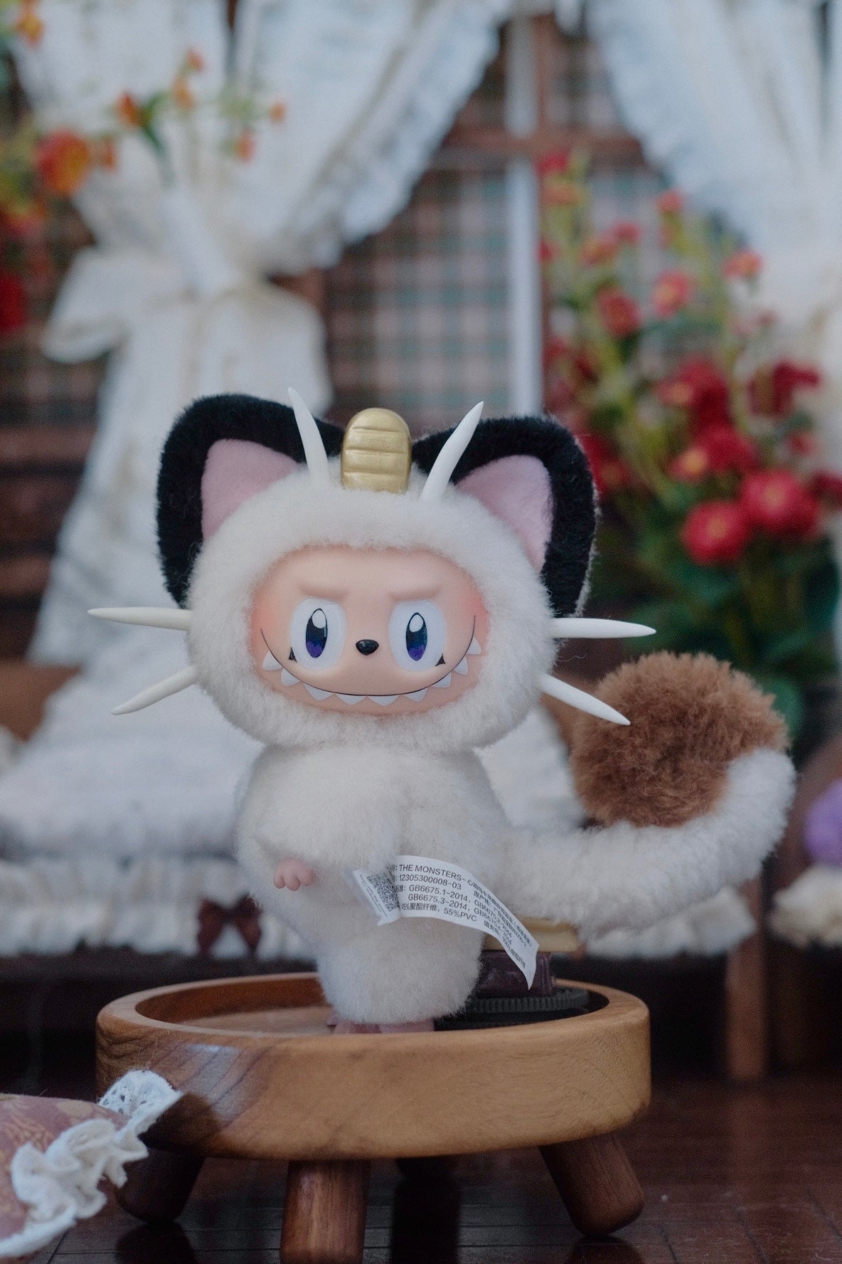 Custom Labubu x Pokémon Meowth - Zhanzhan&Jiangjiang