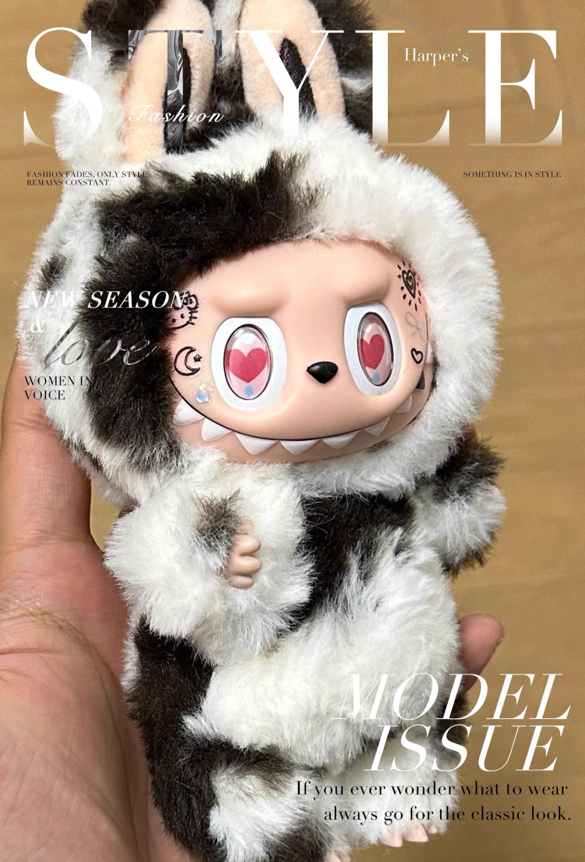 Custom Labubu Zimomo Cow-Jiaojiao