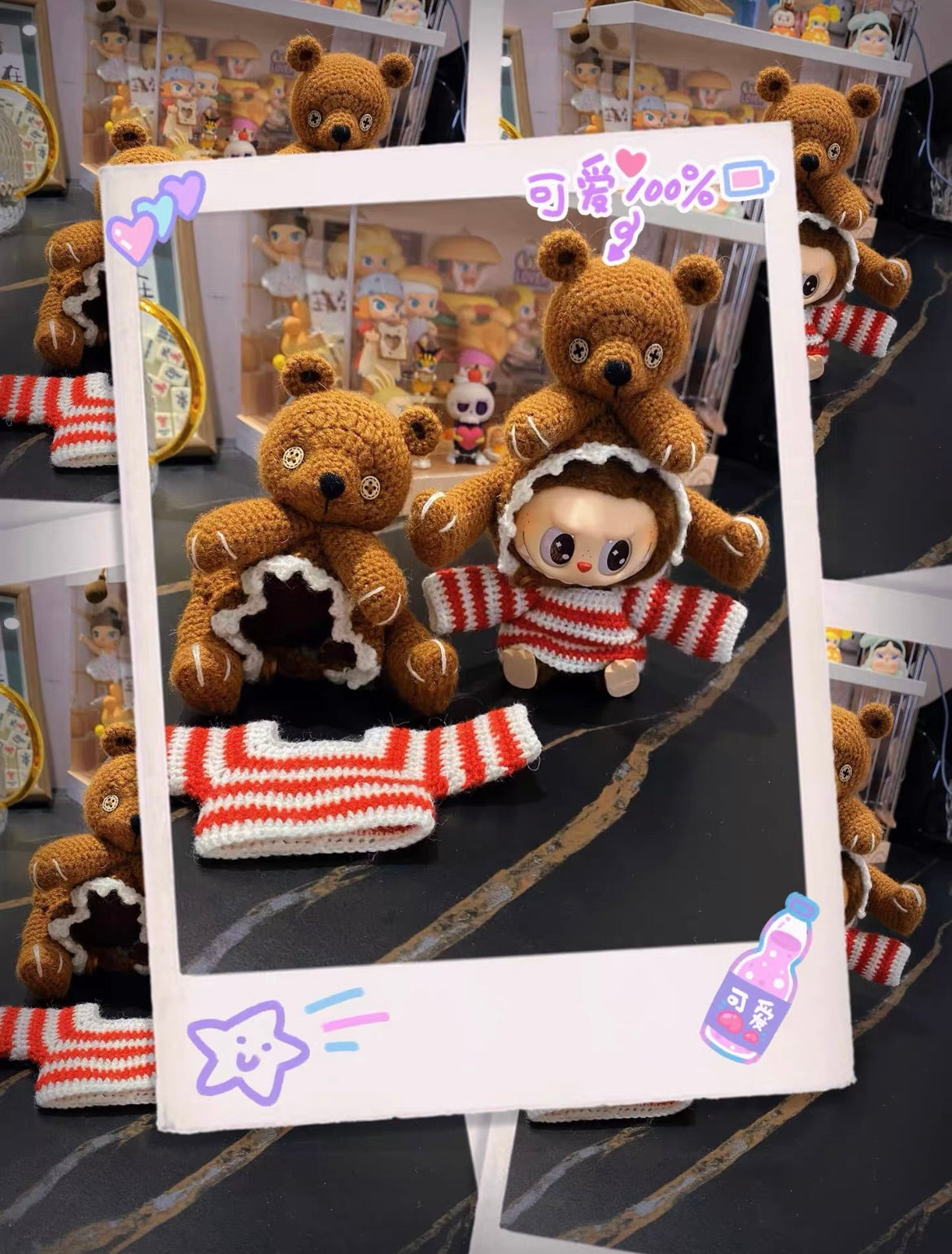 Labubu Bear & Panda Outfit