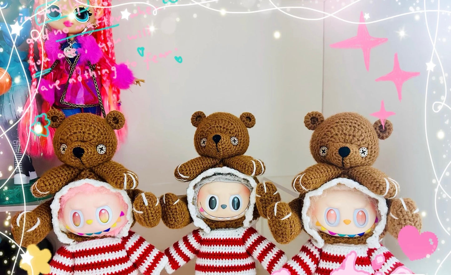 Labubu Bear & Panda Outfit