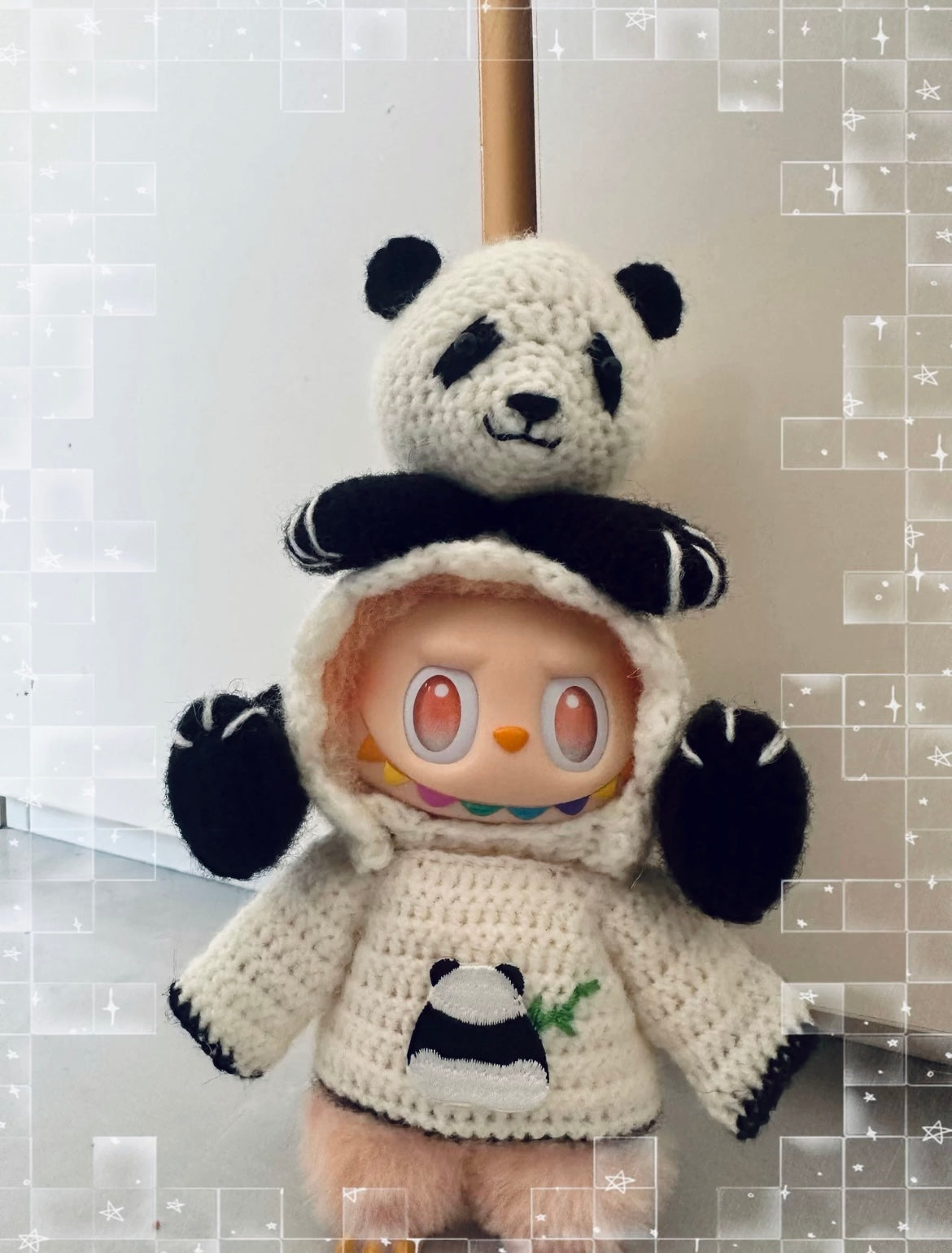 Labubu Bear & Panda Outfit