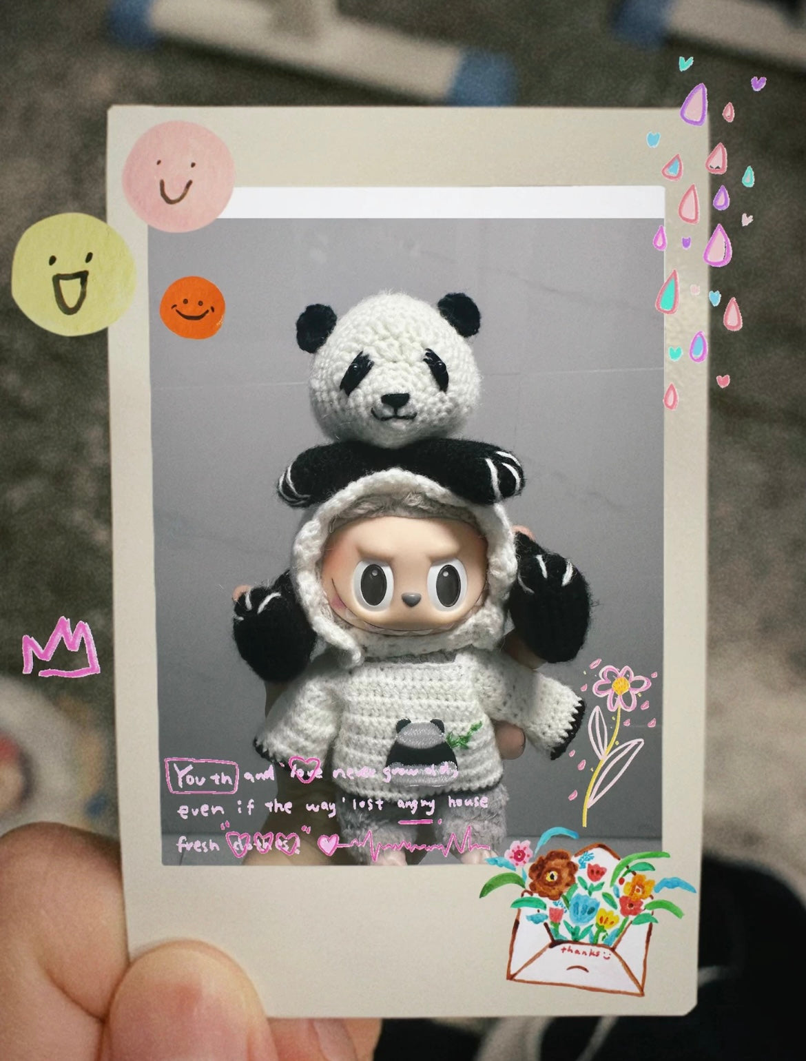 Labubu Bear & Panda Outfit
