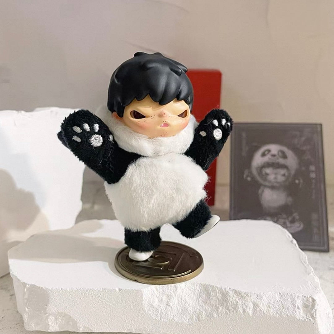 Custom Hirono Secret Fluffy Bear Figure-Emo
