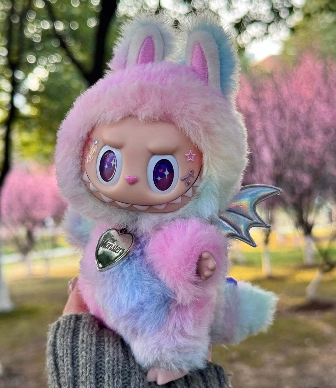Custom Labubu Rainbow Version by Artist Labubu King