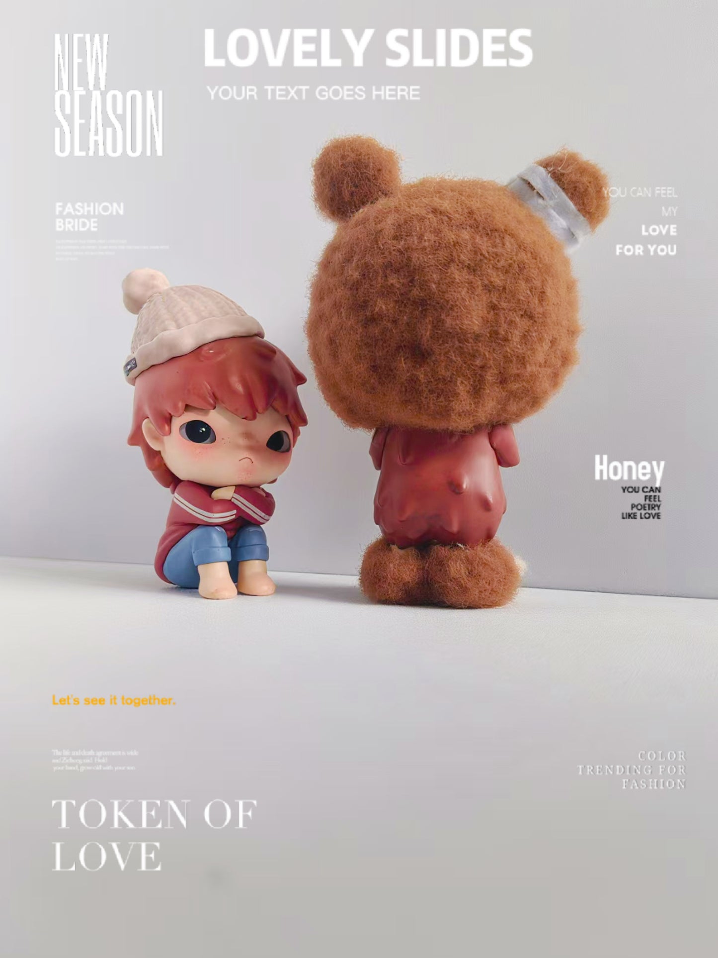 Hirono Fluffy Bear Headpiece-BeiChen
