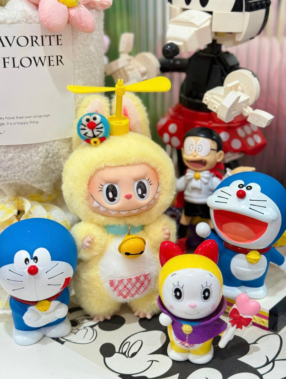 Custom Labubu Doraemon and Dorami-Yaoyao