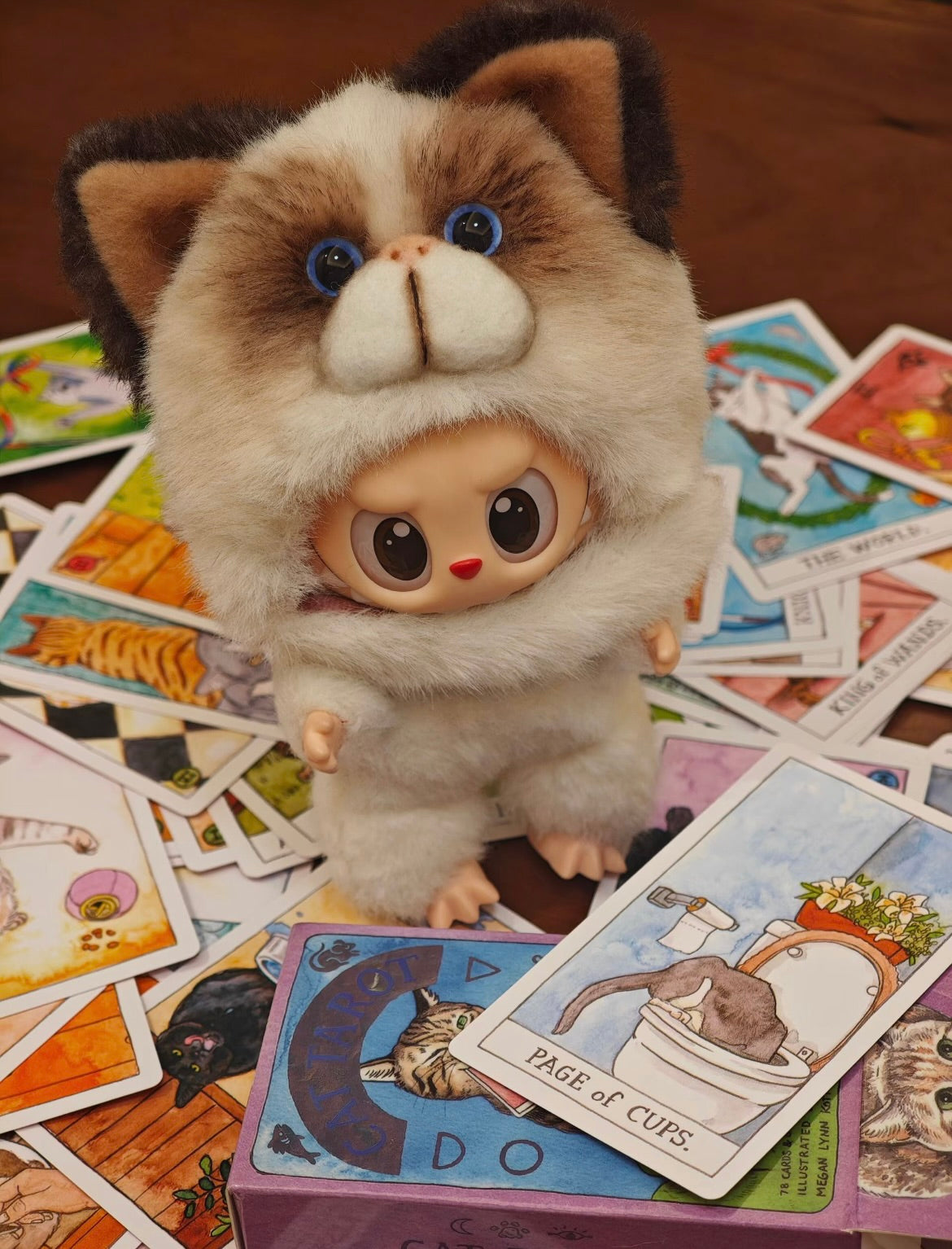 Labubu Ragdoll Cat Headpiece-Yuan Yu