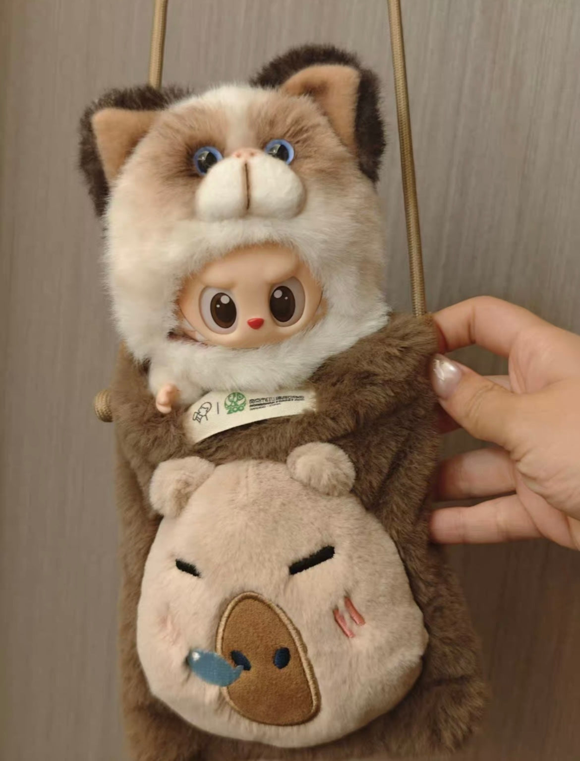 Labubu Ragdoll Cat Headpiece-Yuan Yu