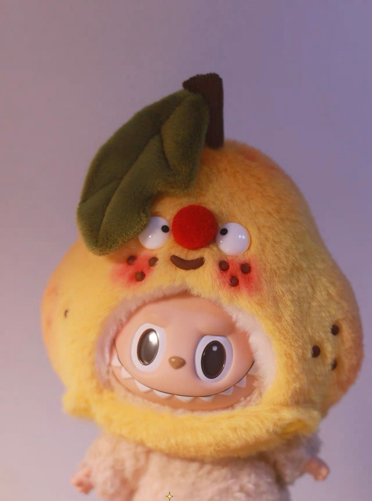 Labubu Pink&Yellow Pear Headpiece-Ye Chestnut