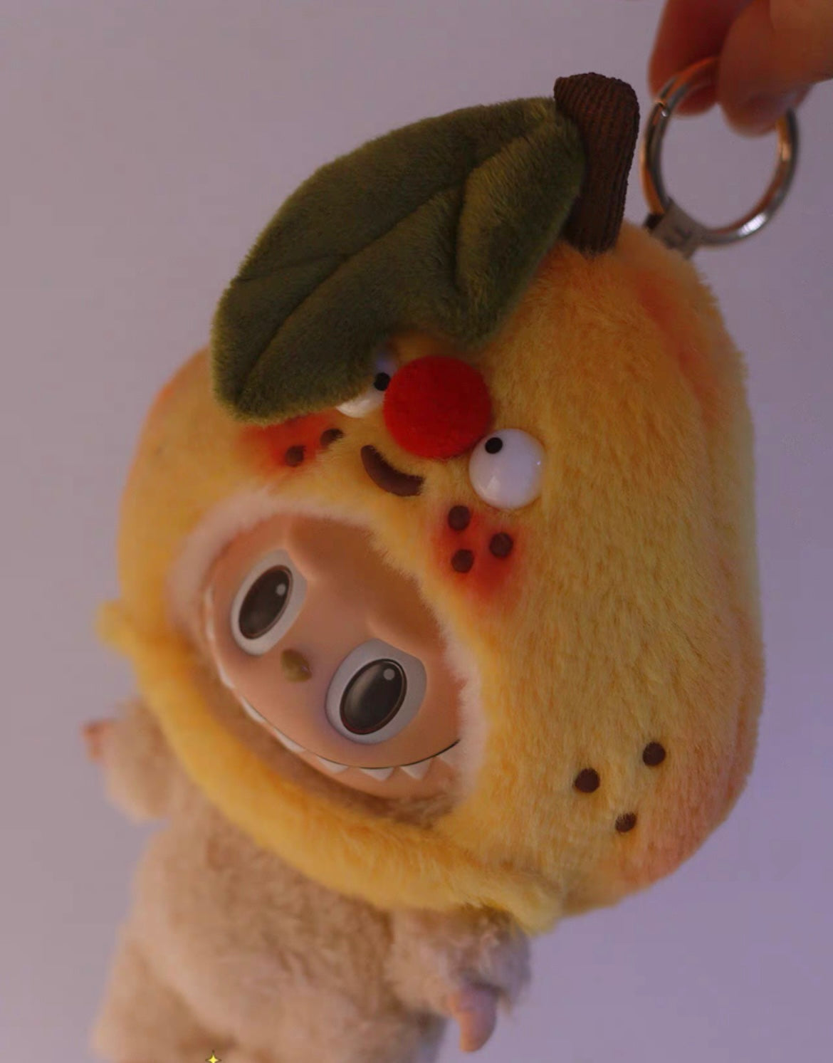 Labubu Pink&Yellow Pear Headpiece-Ye Chestnut