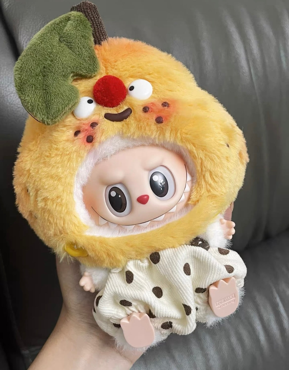 Labubu Pink&Yellow Pear Headpiece-Ye Chestnut