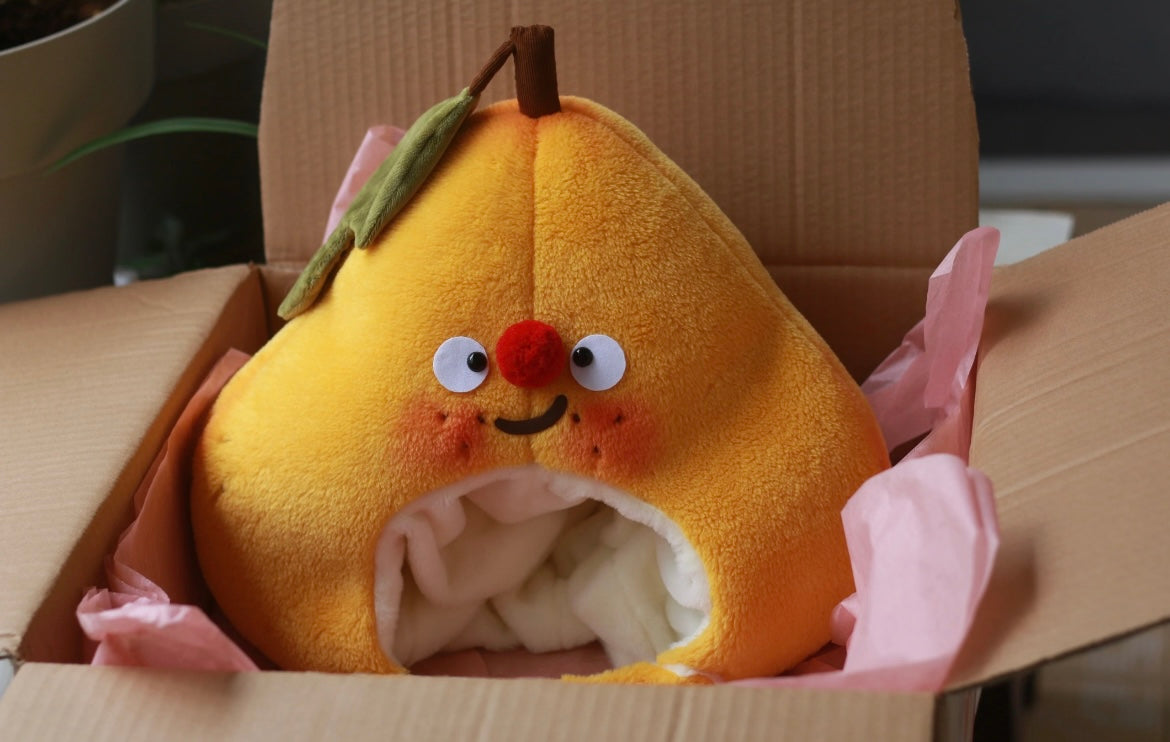Labubu Pink&Yellow Pear Headpiece-Ye Chestnut