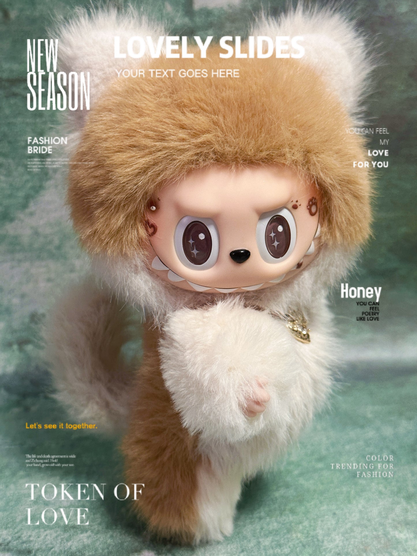 Black Kitten & Doggie by April