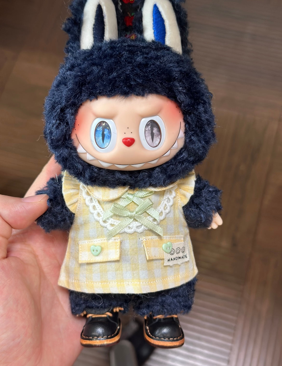 Custom Labubu The Little Dark Blue Wolf - Chaiquan
