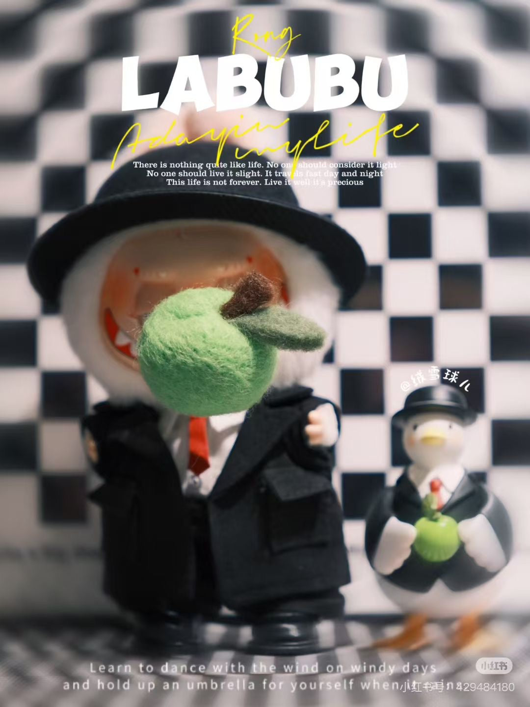 Custom Labubu x The Son of Man - BUBUGU