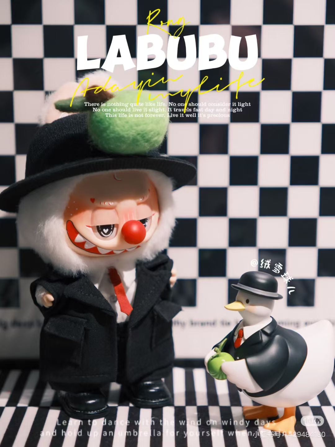 Custom Labubu x The Son of Man - BUBUGU