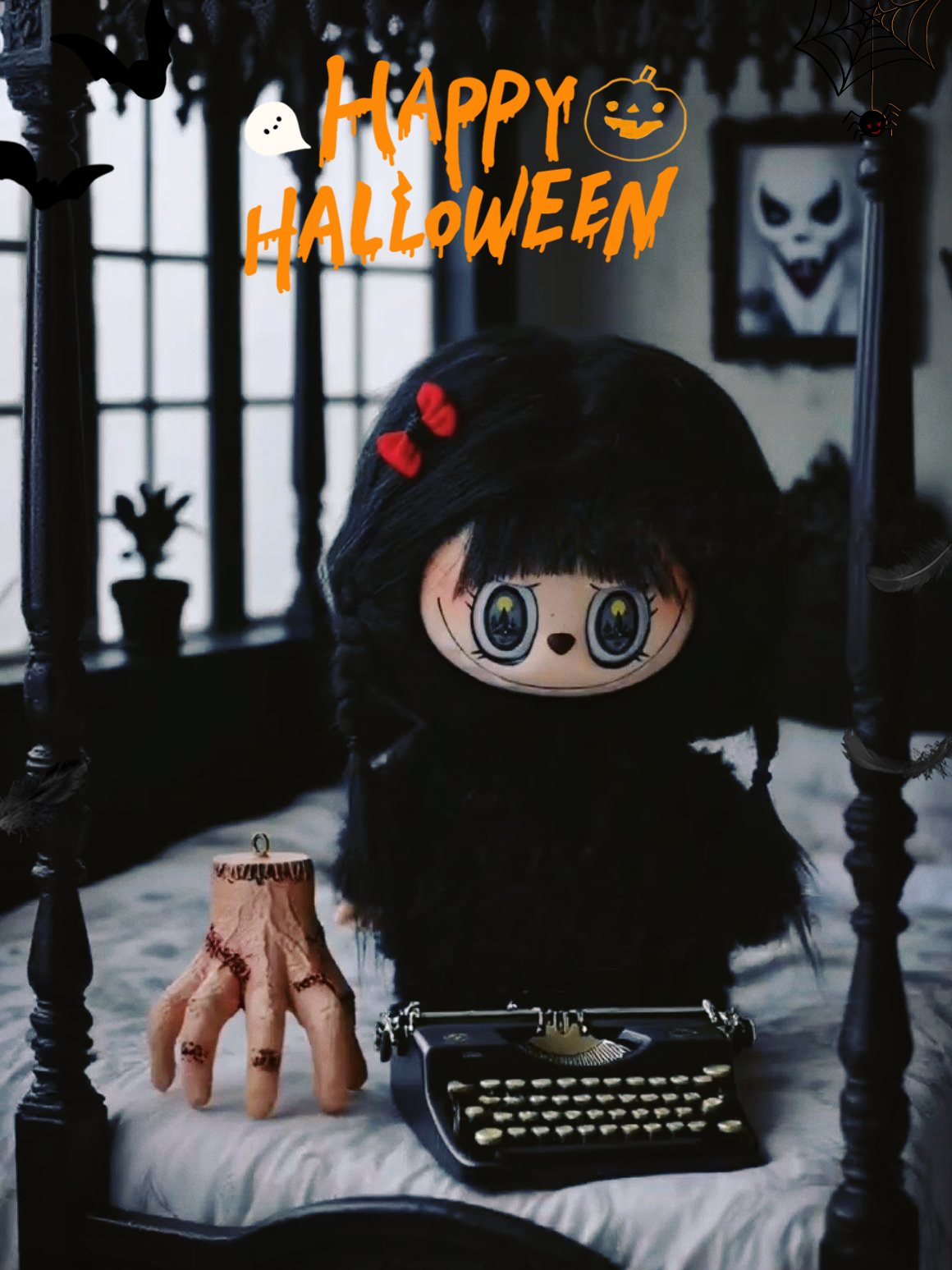 Custom Labubu x Wednesday - Cihuaer