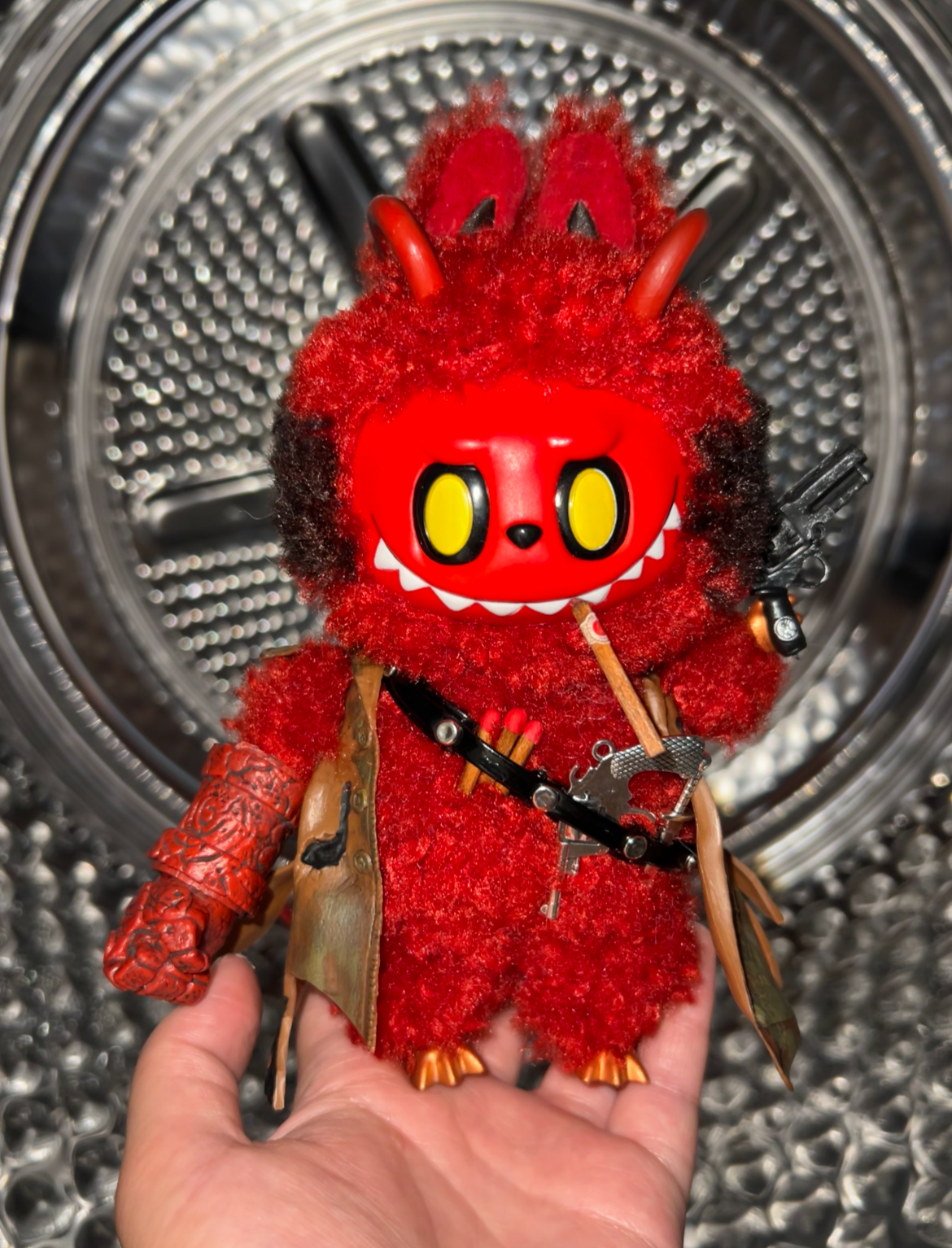 Custom Labubu x Hellboy - Jiangjiang