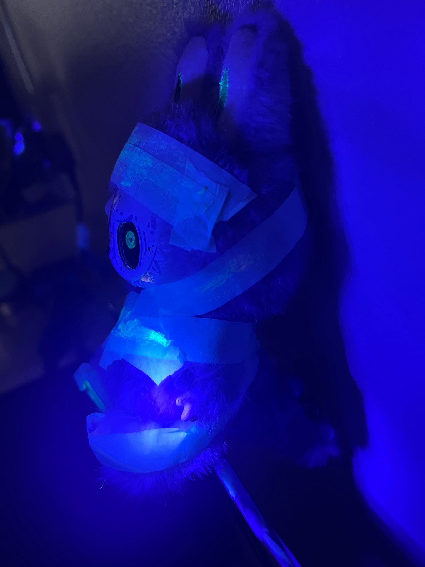 Custom Labubu x Glow-in-the-dark Labubu