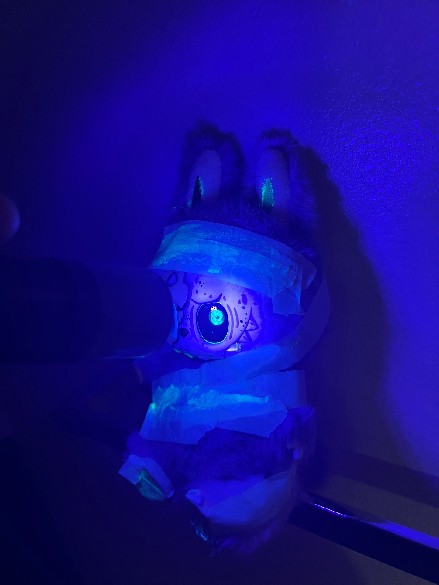 Custom Labubu x Glow-in-the-dark Labubu