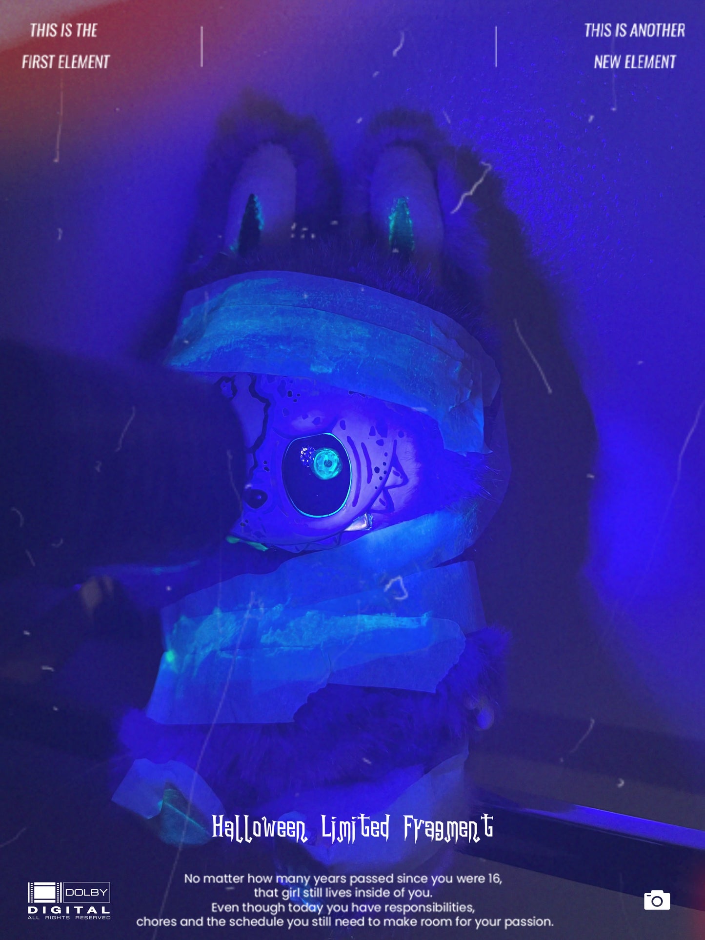 Custom Labubu x Glow-in-the-dark Labubu