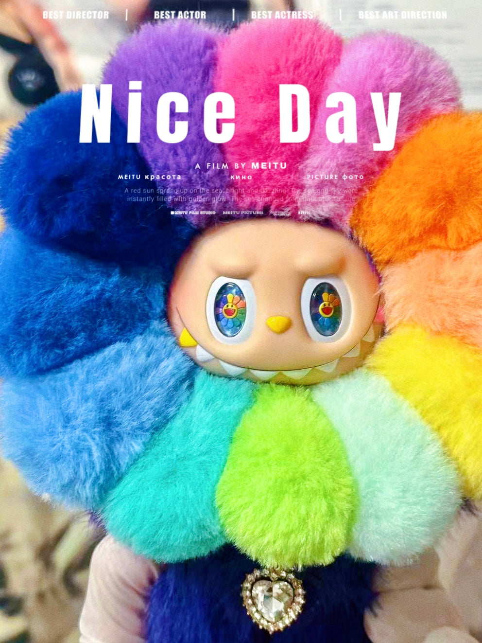 Custom Labubu x Takashi Murakami Sunflower - April