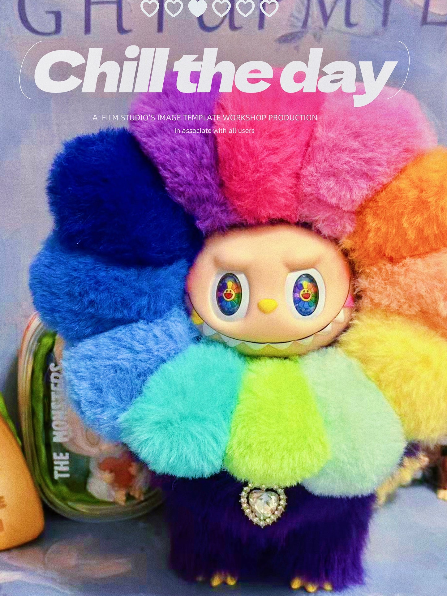 Custom Labubu x Takashi Murakami Sunflower - April