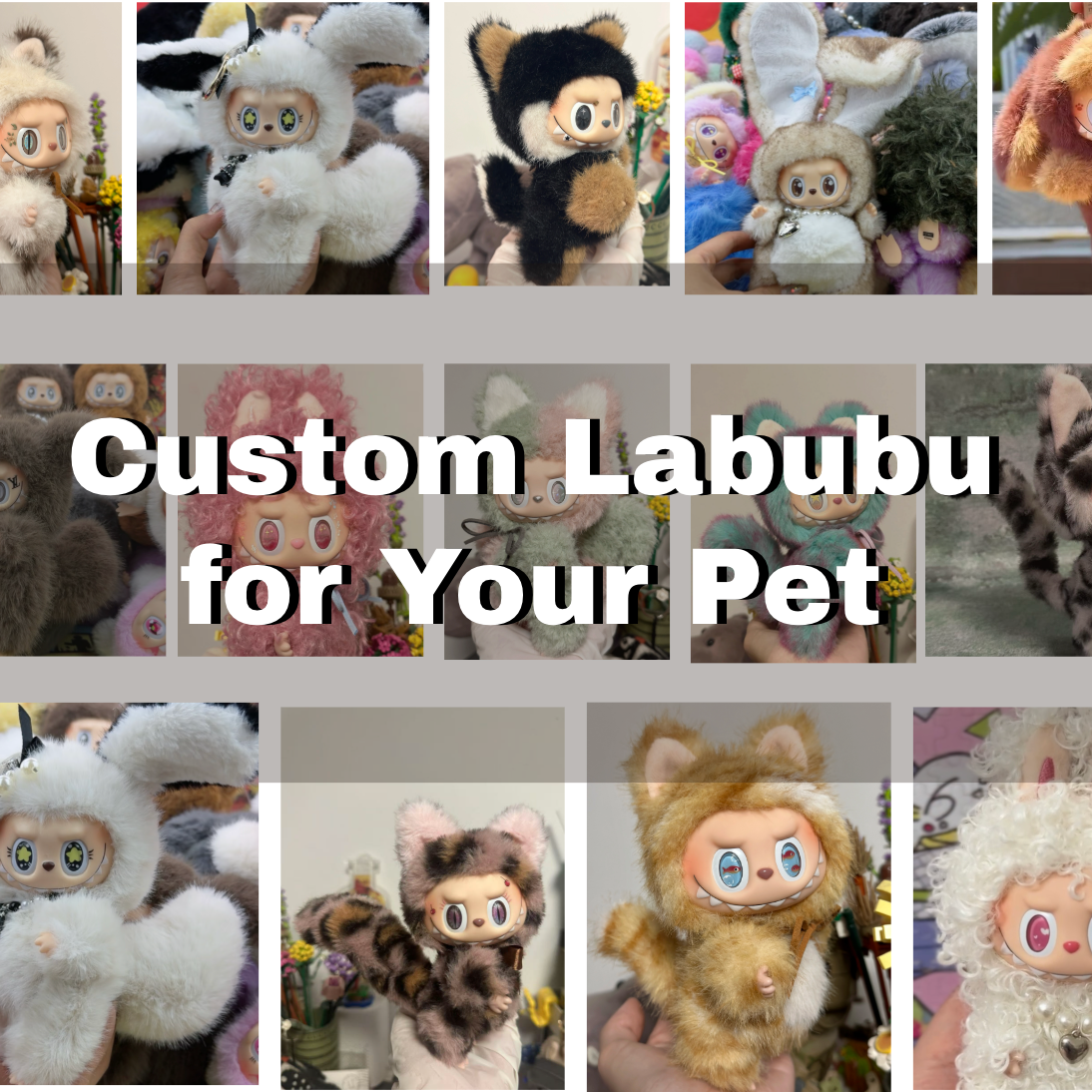Custom Labubu x Your lovely pet-April
