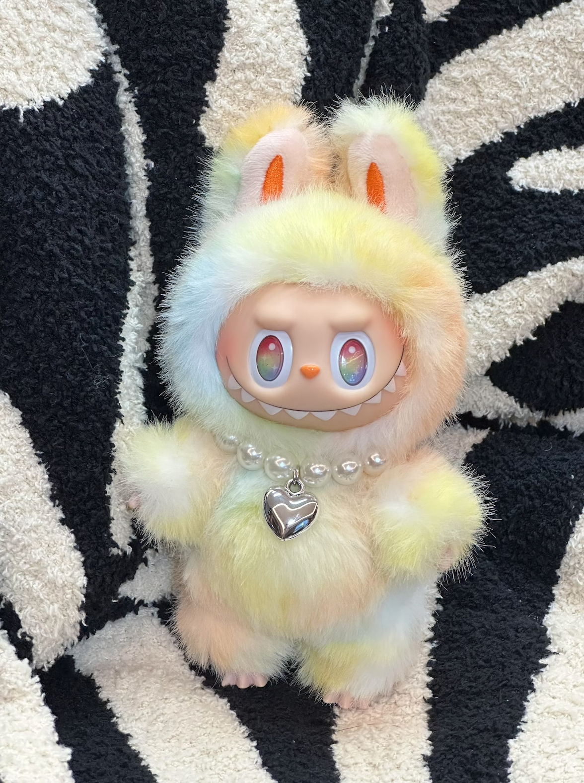 Custom Labubu Orange Sparkling-Nuliniuniu