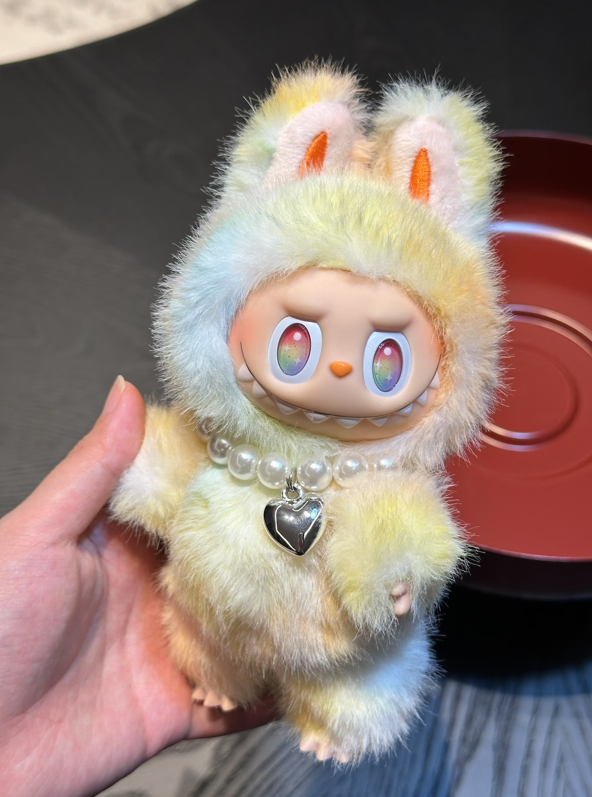 Custom Labubu Orange Sparkling-Nuliniuniu