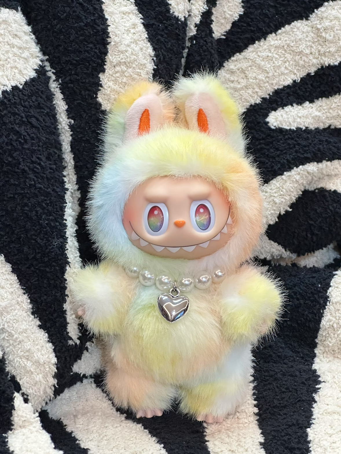 Custom Labubu Orange Sparkling-Nuliniuniu