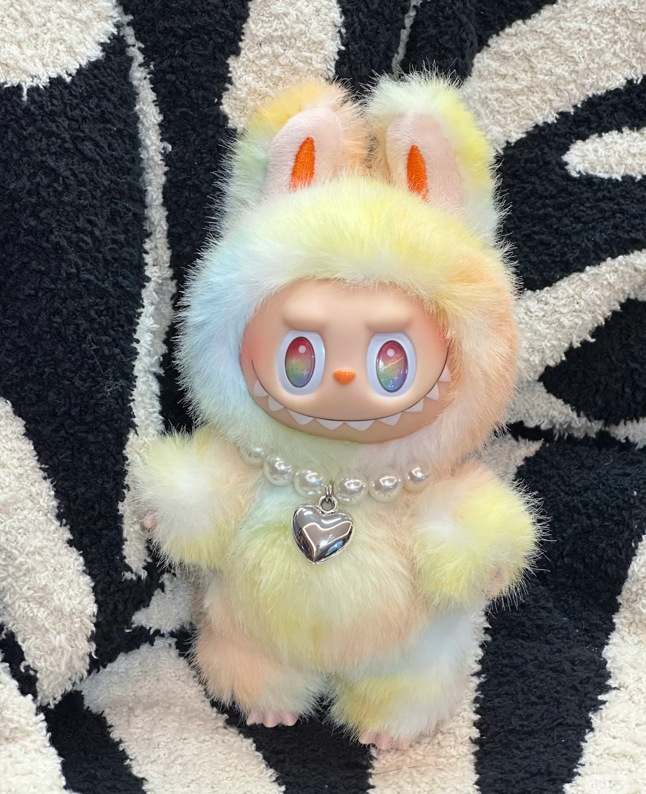 Custom Labubu Orange Sparkling-Nuliniuniu