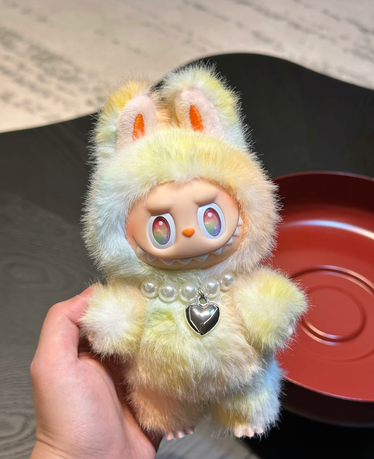 Custom Labubu Orange Sparkling-Nuliniuniu