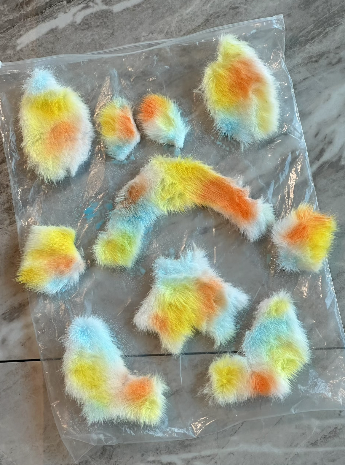 Custom Labubu Orange Sparkling-Nuliniuniu