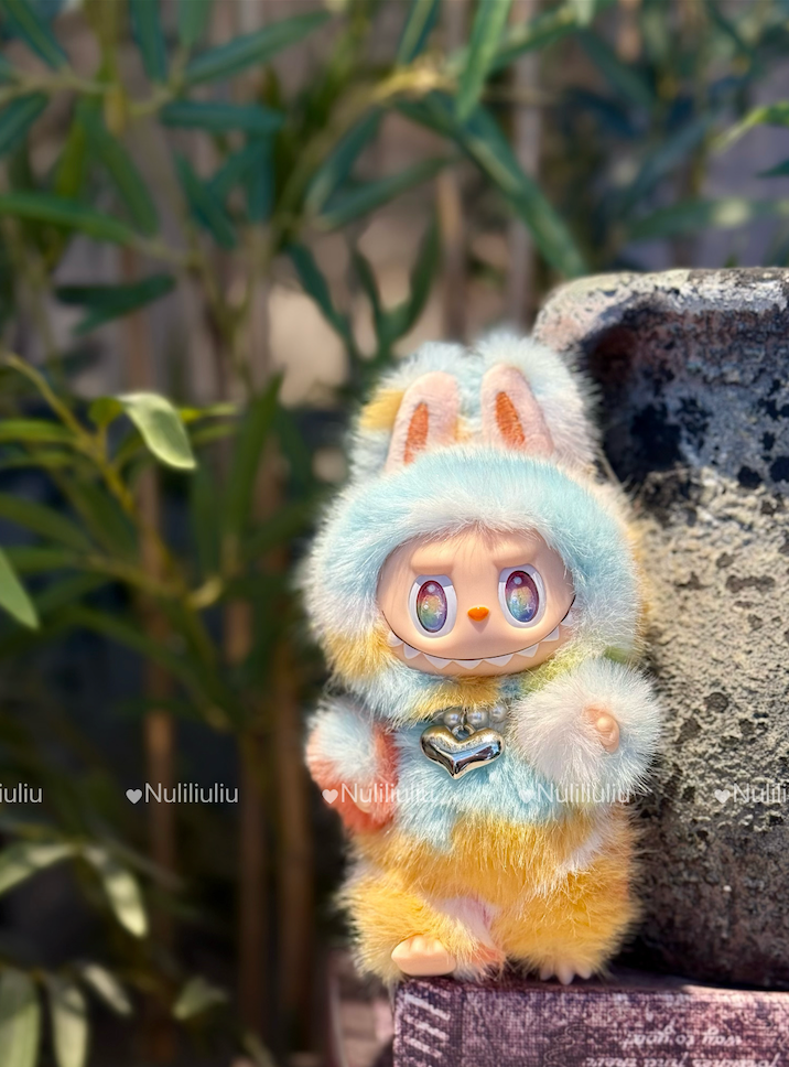 Custom Labubu Orange Sparkling-Nuliniuniu