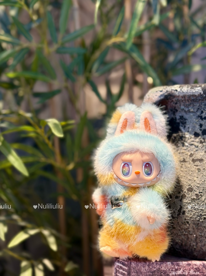 Custom Labubu Orange Sparkling-Nuliniuniu