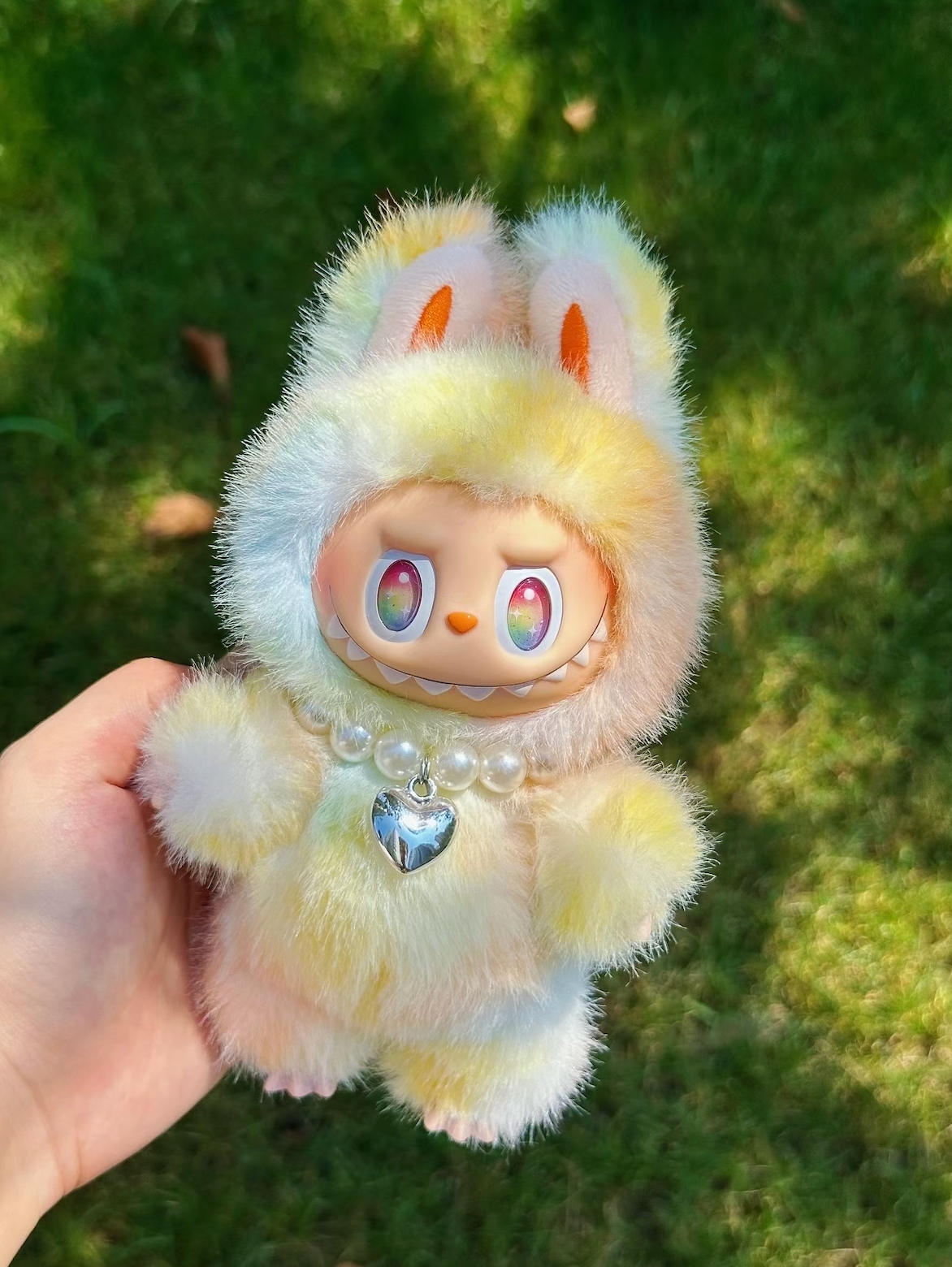 Custom Labubu Orange Sparkling-Nuliniuniu