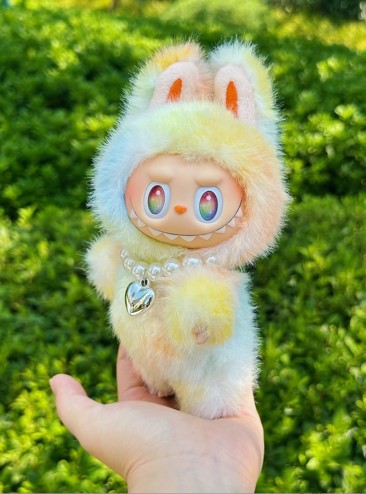 Custom Labubu Orange Sparkling-Nuliniuniu