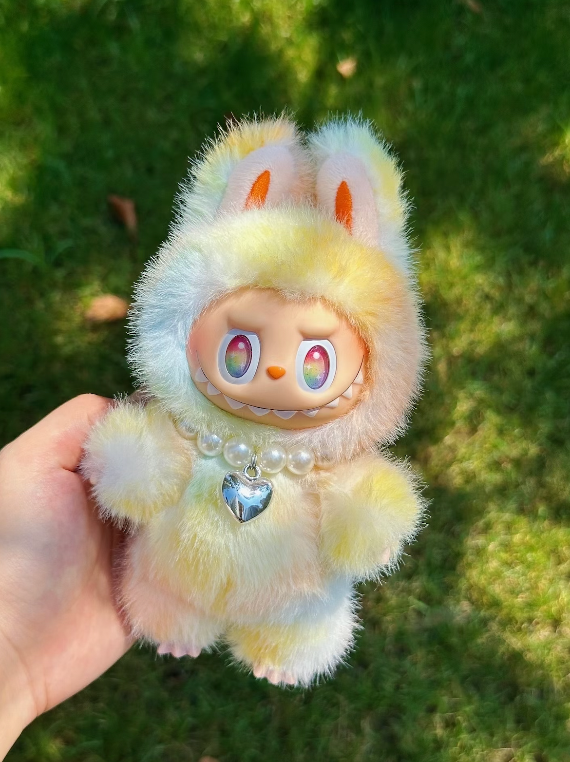 Custom Labubu Orange Sparkling-Nuliniuniu