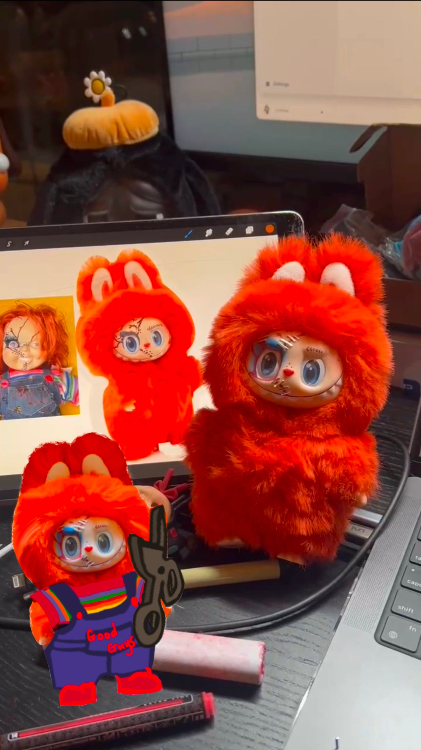 Custom Labubu x Chucky - Jiangjiang