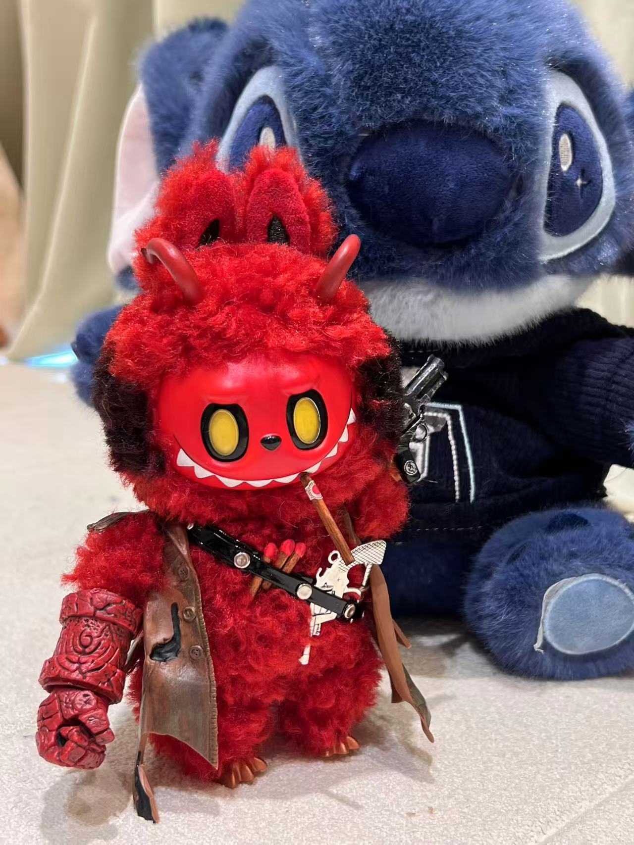 Custom Labubu x Hellboy - Jiangjiang
