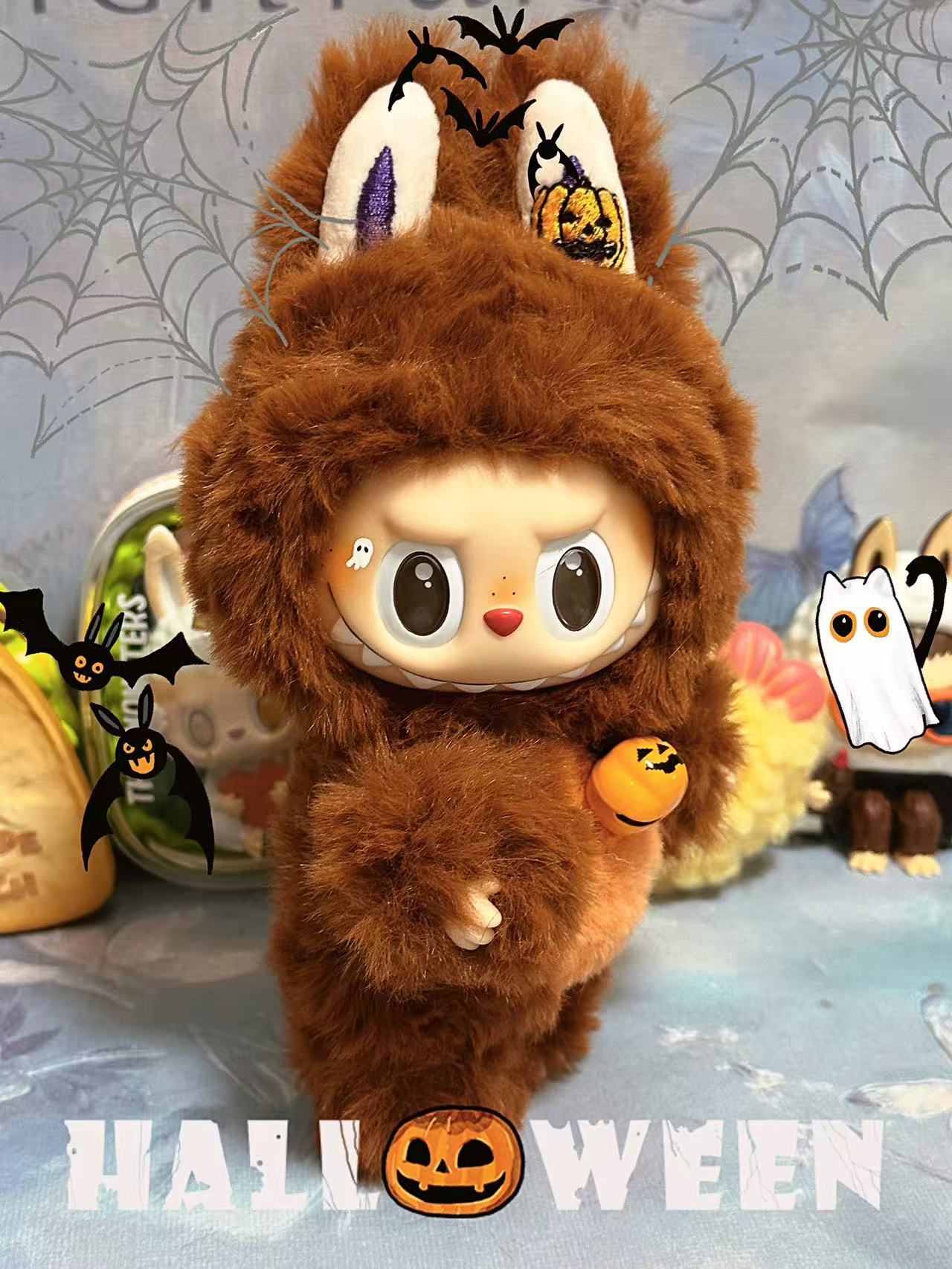 Custom Labubu Halloween Pumpkin - April