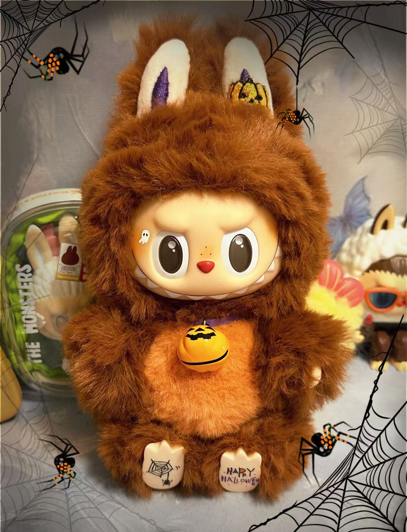 Custom Labubu Halloween Pumpkin - April