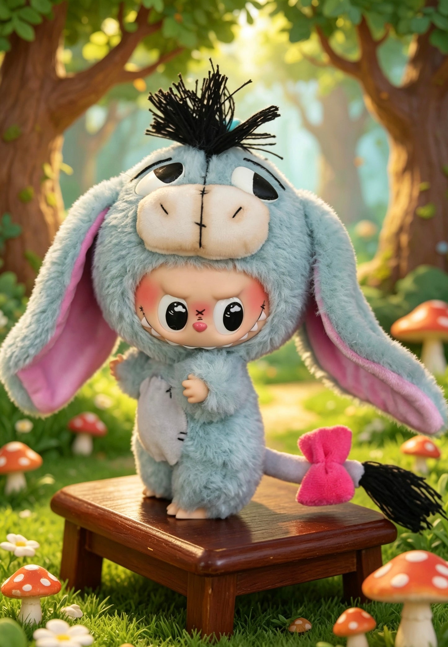 Eeyore x Labubu by Cihuaer