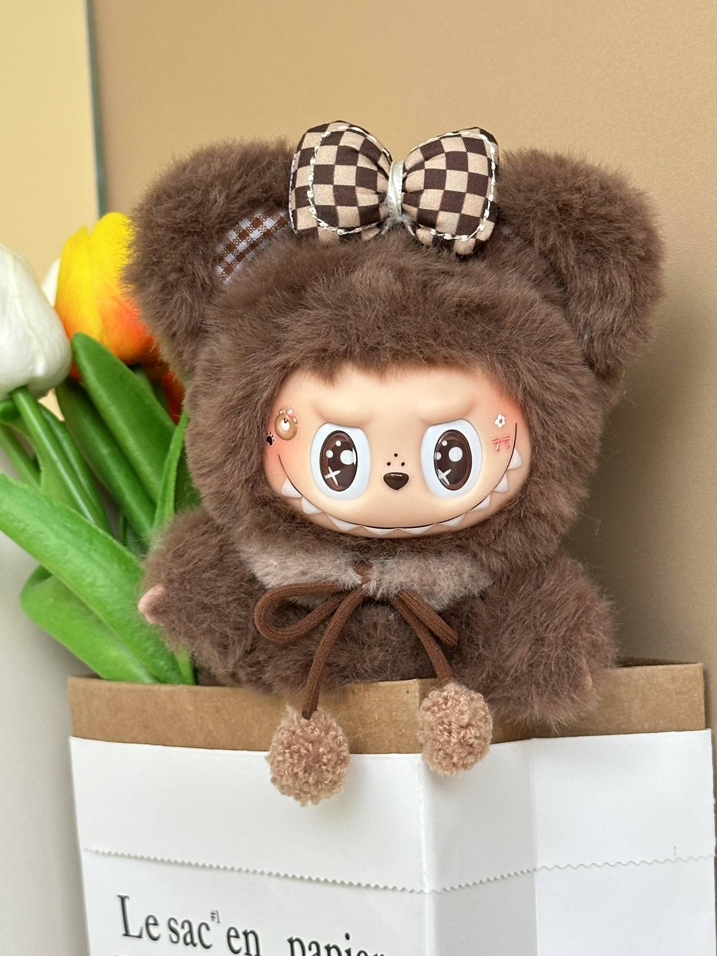 Custom Labubu x A Little Brown Bear - AXing