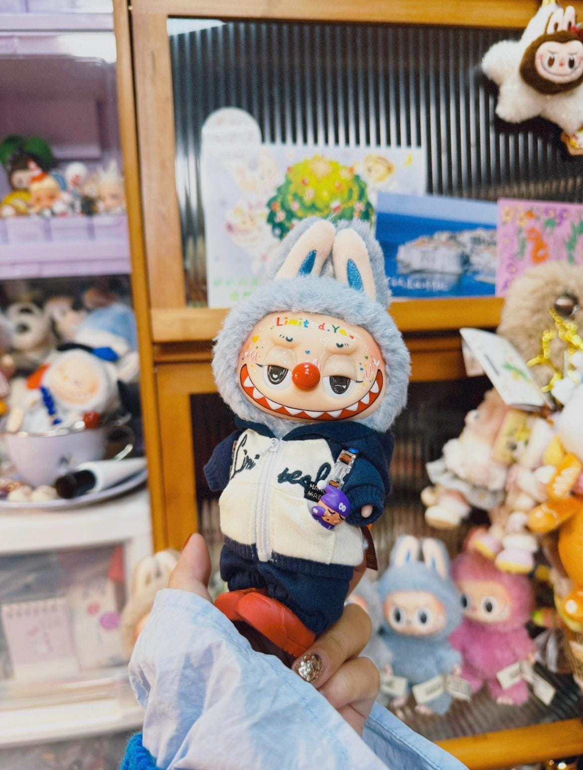 Gangster Clown Joker Custom Labubu-Cure