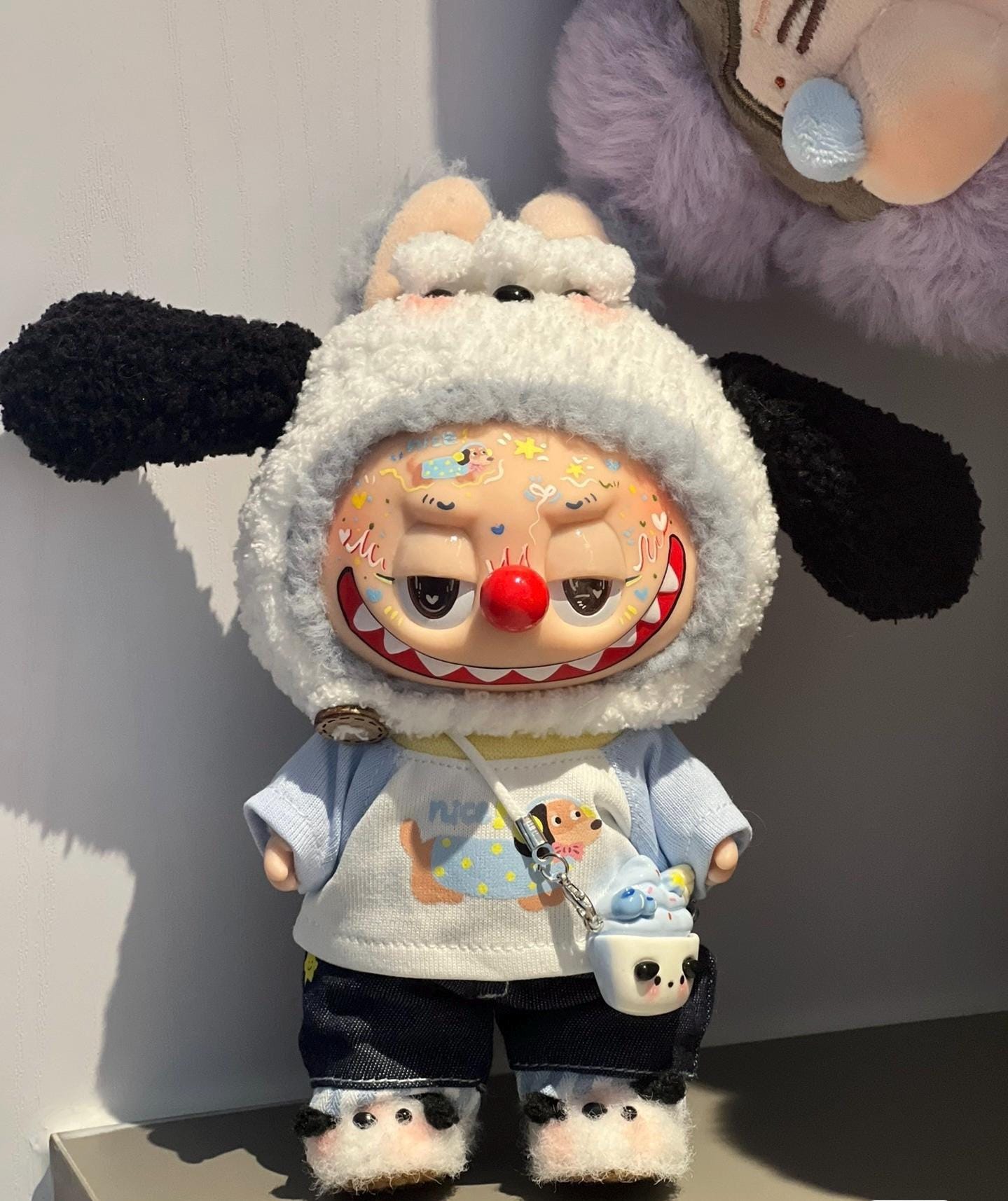Gangster Clown Joker Custom Labubu-Cure